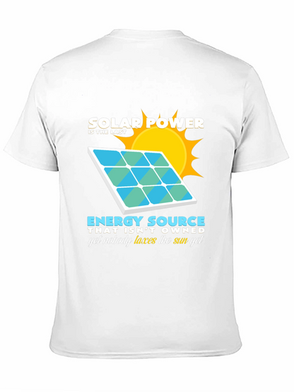 Solar Power Energy Source Graphic T-Shirt