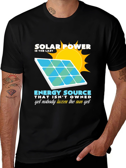 Solar Power Energy Source Graphic T-Shirt