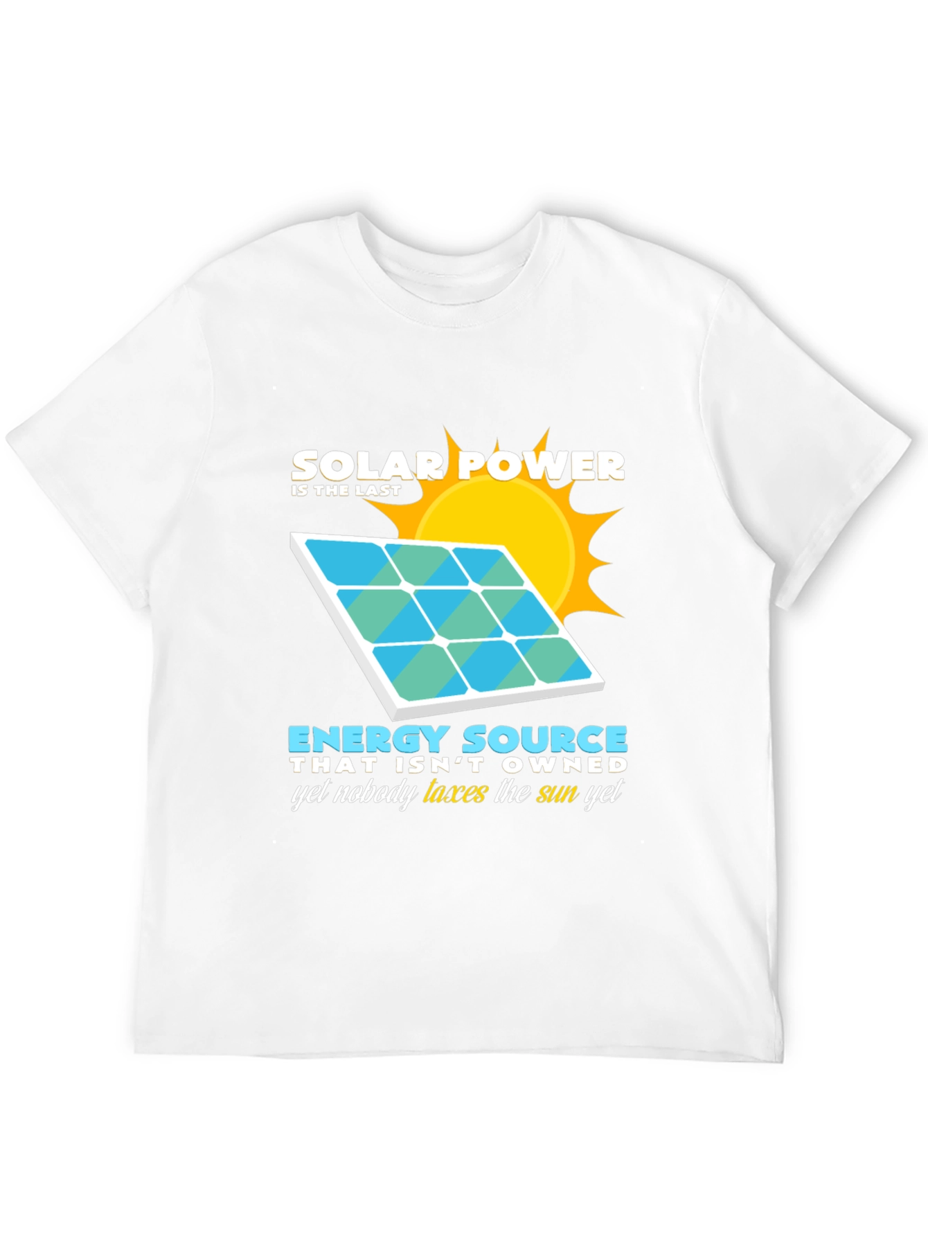 Solar Power Energy Source Graphic T-Shirt
