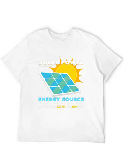 Solar Power Energy Source Graphic T-Shirt