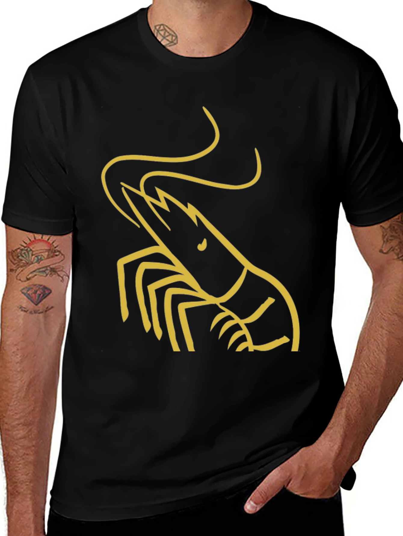 Shrimp Graphic Tee - Seafood Lovers T-Shirt