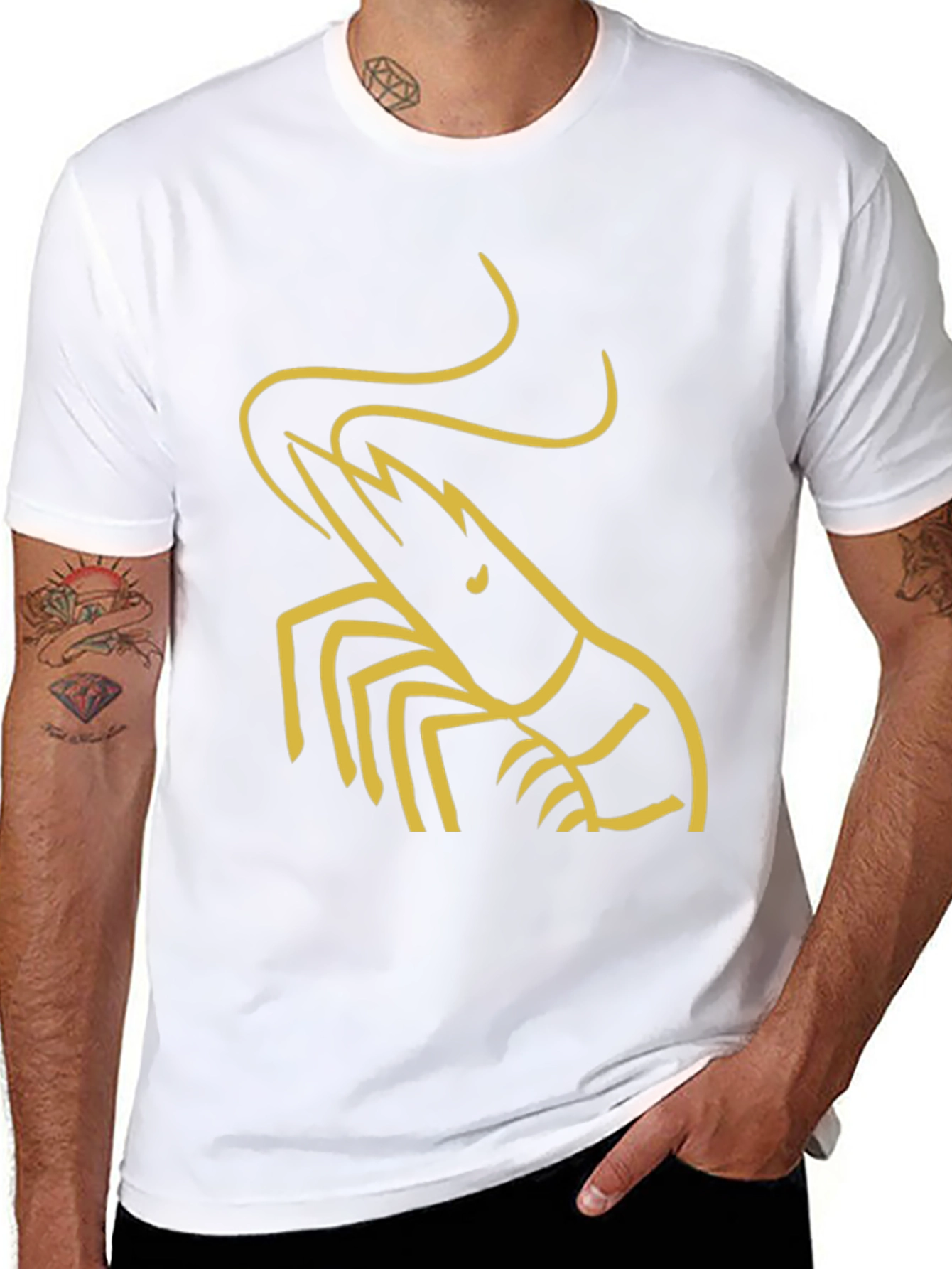 Shrimp Graphic Tee - Seafood Lovers T-Shirt