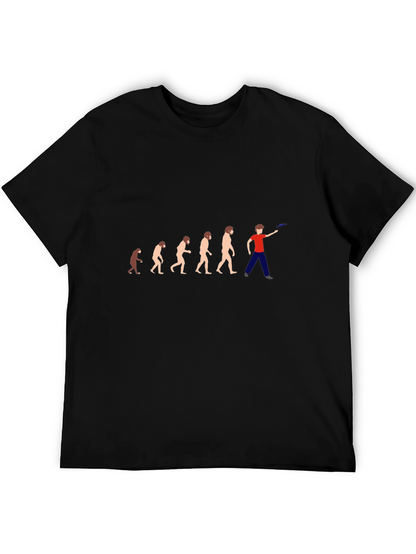 Evolution Ultimate Frisbee T-Shirt - Black