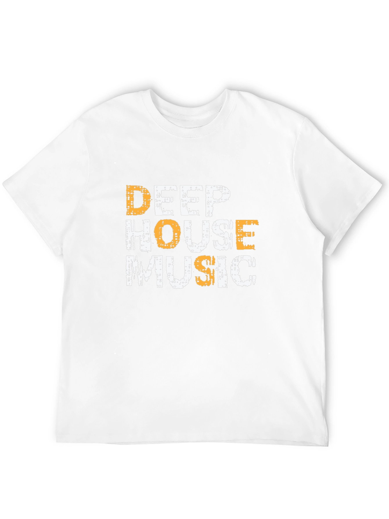 Deep House Music Graphic Tee - Black