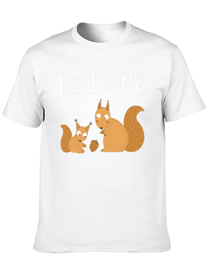 Dad & Me Squirrel Graphic T-Shirt