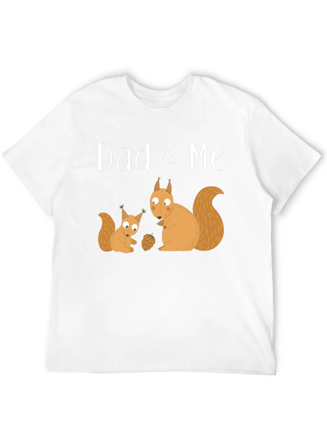 Dad & Me Squirrel Graphic T-Shirt