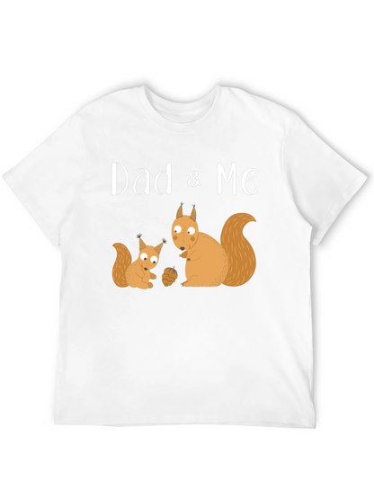 Dad & Me Squirrel Graphic T-Shirt