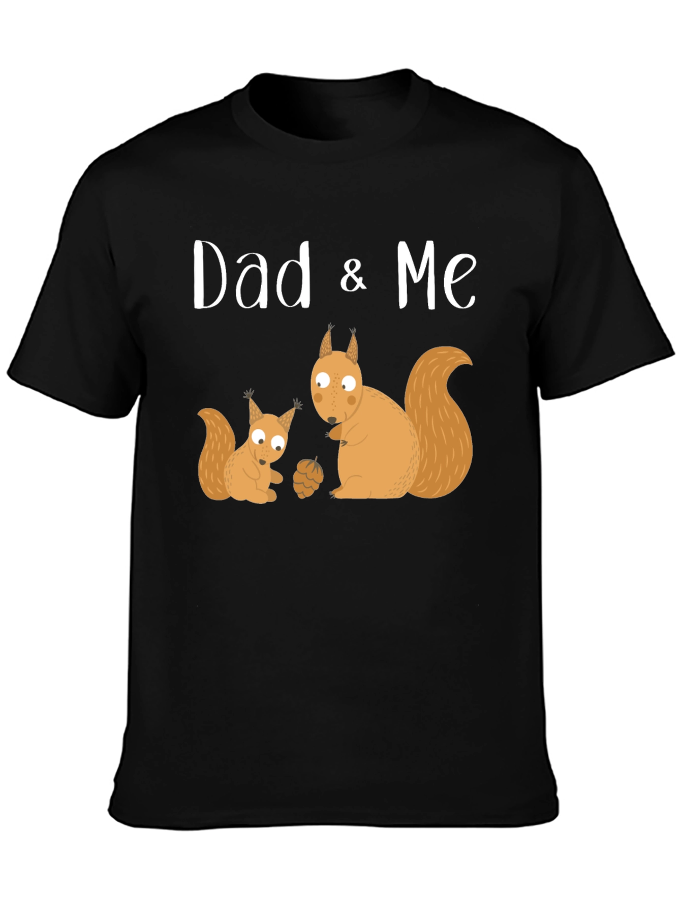 Dad & Me Squirrel Graphic T-Shirt