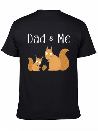 Dad & Me Squirrel Graphic T-Shirt