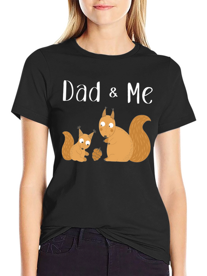 Dad & Me Squirrel Graphic T-Shirt