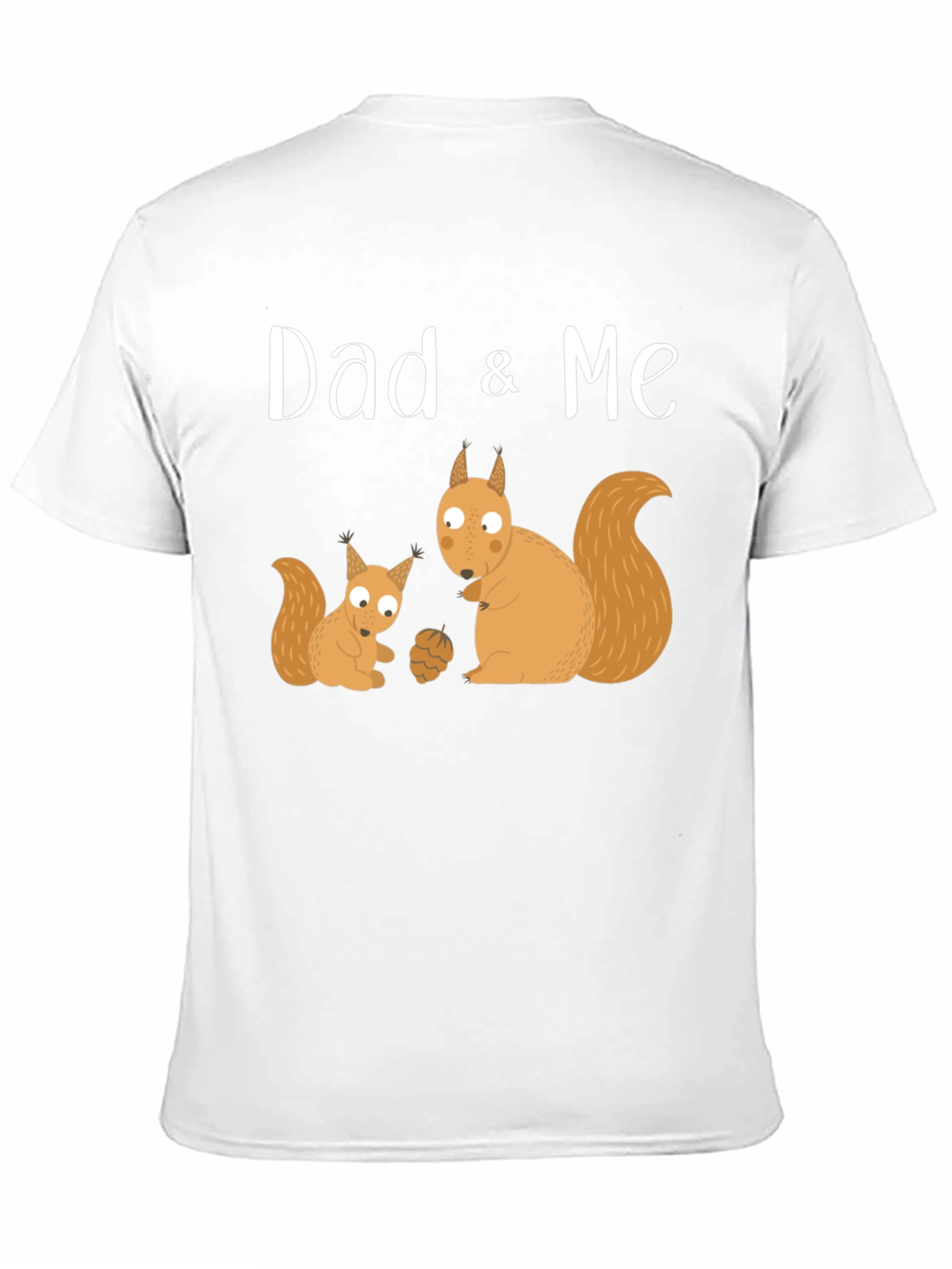 Dad & Me Squirrel Graphic T-Shirt