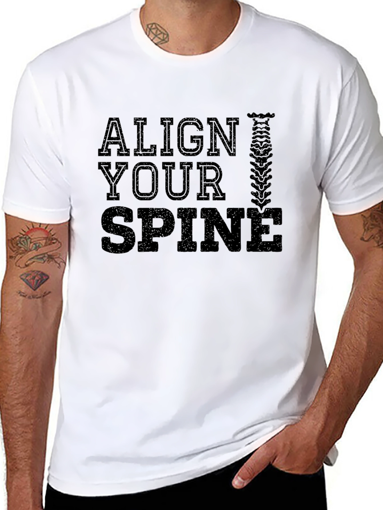 Align Your Spine Graphic Tee