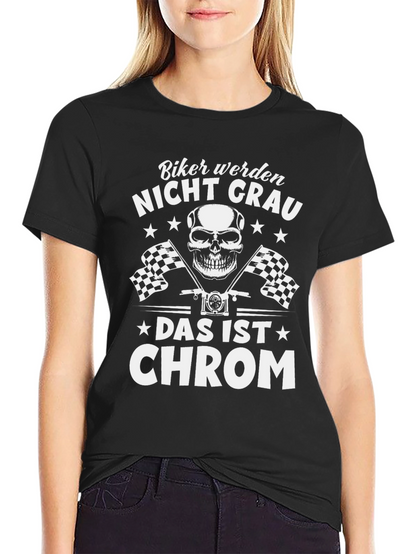 Bikers Nicht Grau Graphic T-Shirt