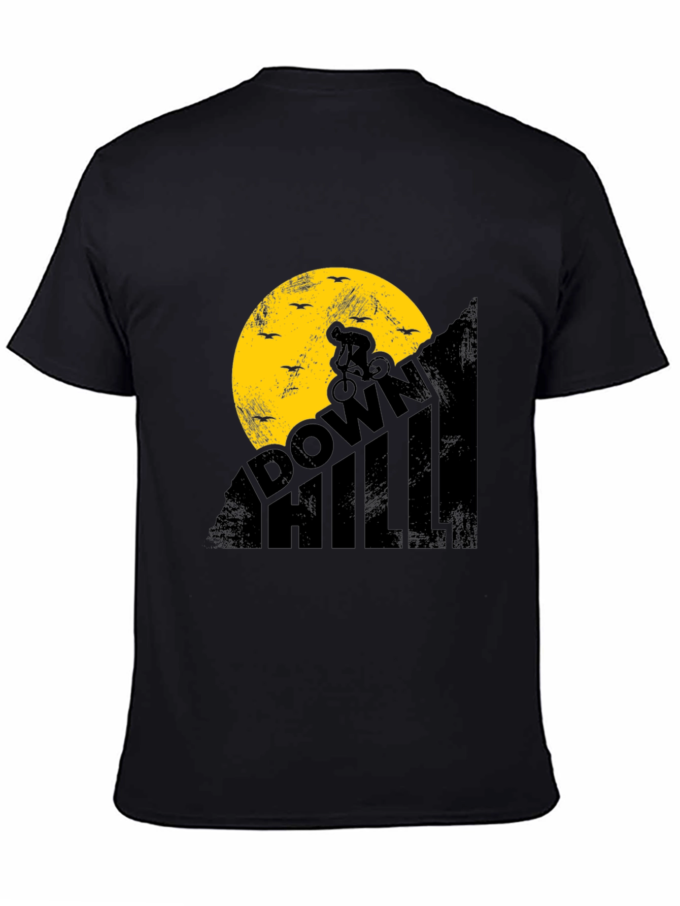 Downhill Biker Graphic T-Shirt