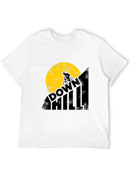 Downhill Biker Graphic T-Shirt
