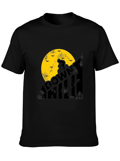 Downhill Biker Graphic T-Shirt