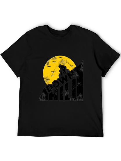 Downhill Biker Graphic T-Shirt