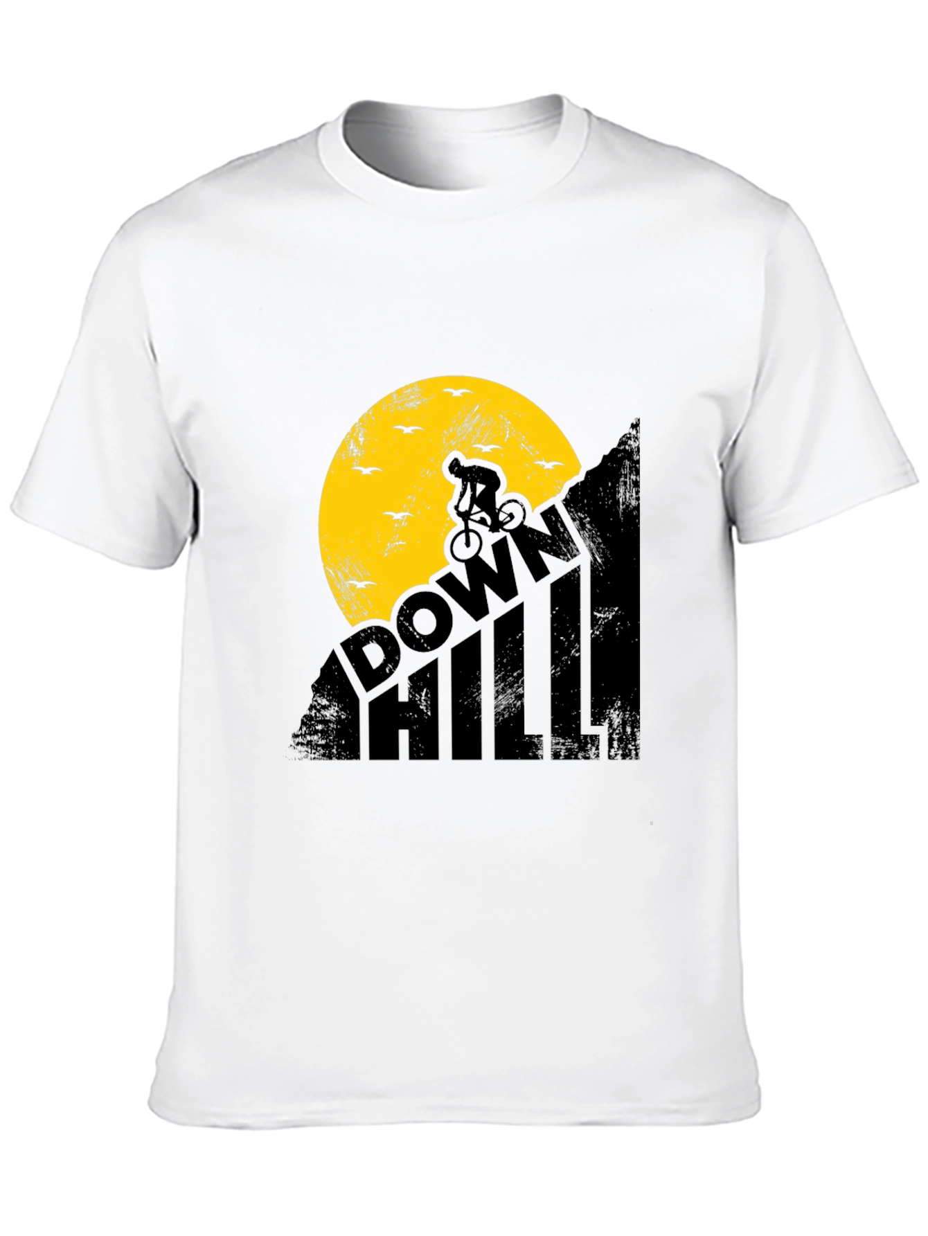 Downhill Biker Graphic T-Shirt