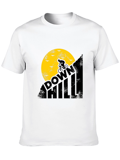 Downhill Biker Graphic T-Shirt