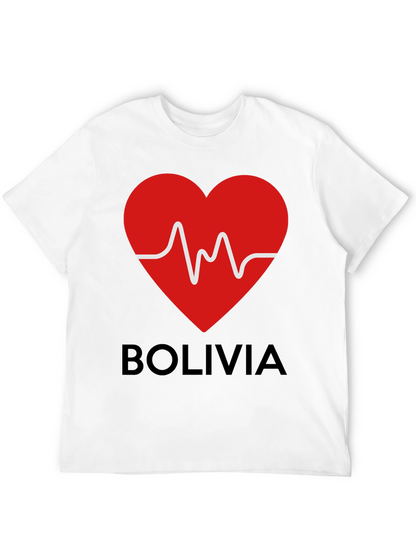 Bolivia Heartbeat Graphic T-Shirt
