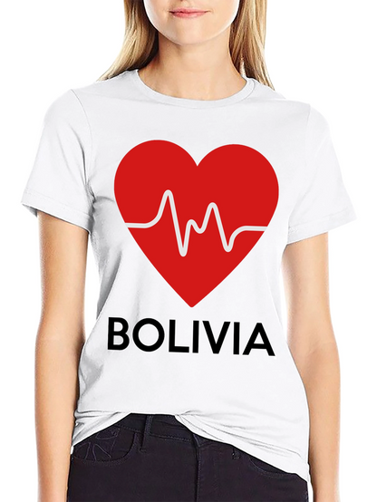 Bolivia Heartbeat Graphic T-Shirt