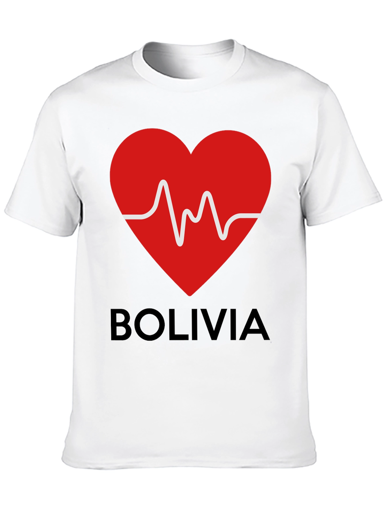 Bolivia Heartbeat Graphic T-Shirt