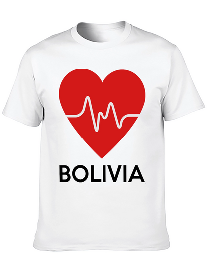 Bolivia Heartbeat Graphic T-Shirt