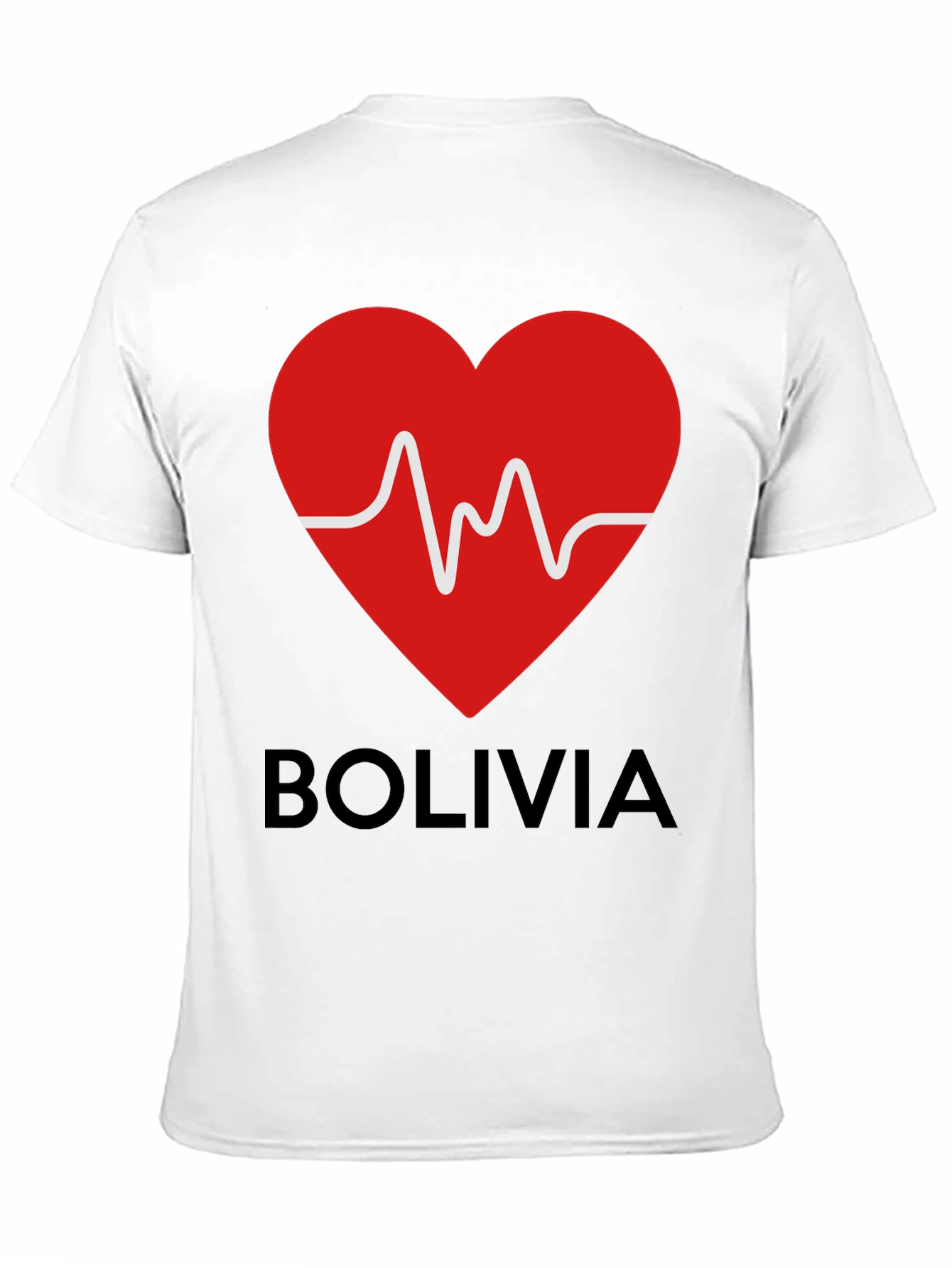 Bolivia Heartbeat Graphic T-Shirt