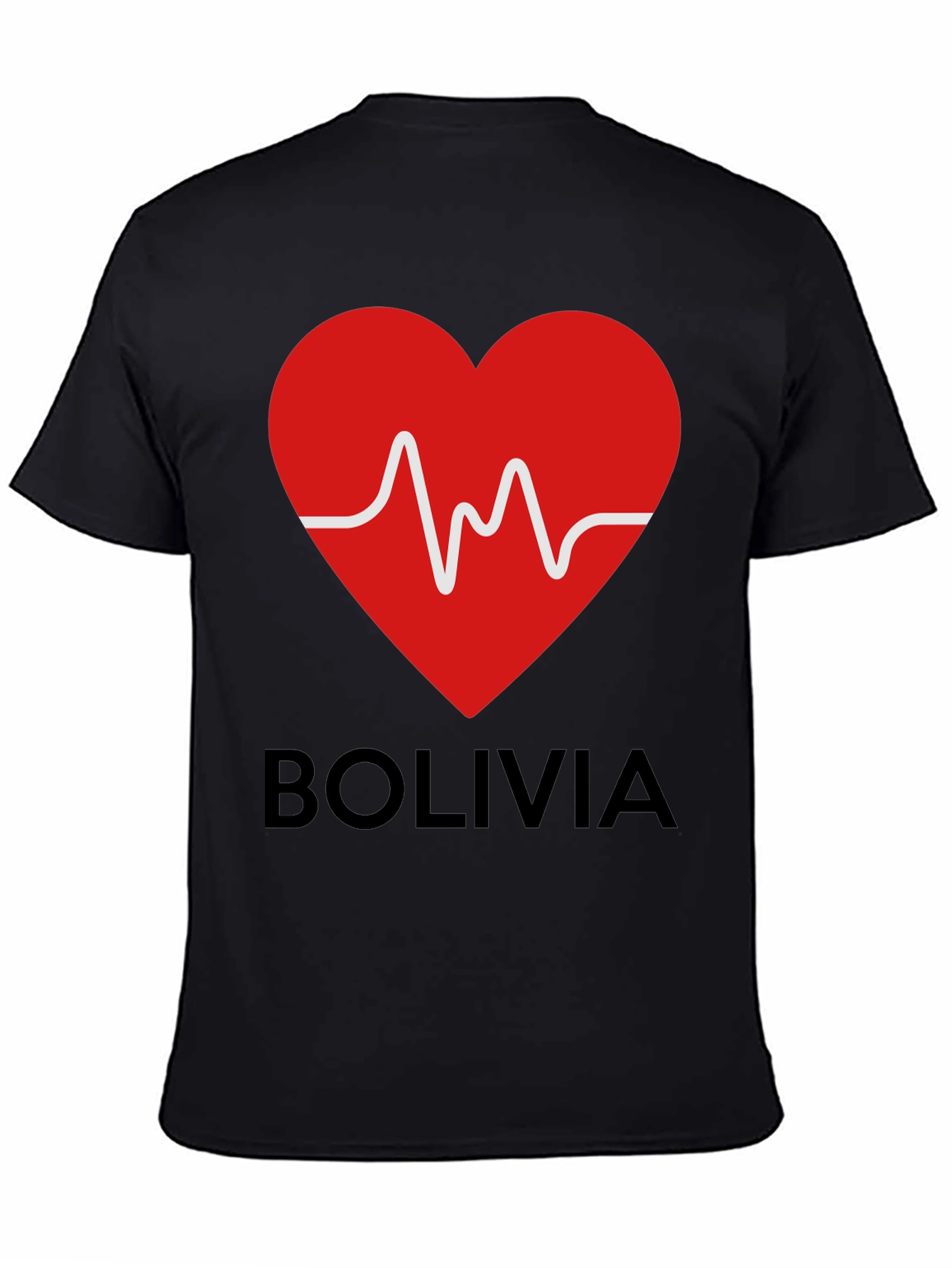 Bolivia Heartbeat Graphic T-Shirt