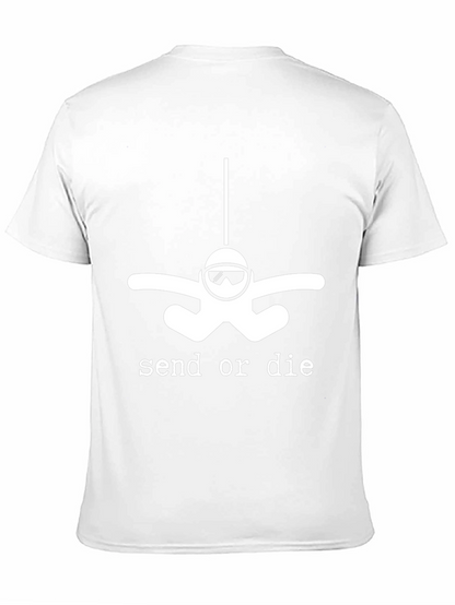 Send or Die Skydiver T-Shirt - Black
