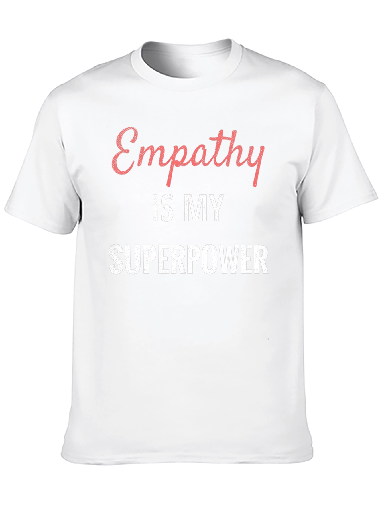 Empathy is My Superpower Black T-Shirt