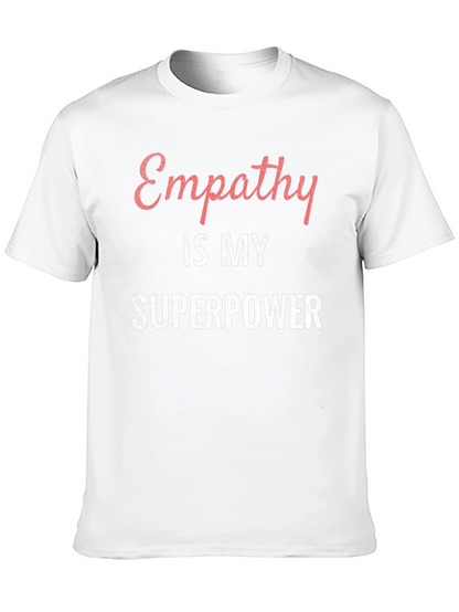 Empathy is My Superpower Black T-Shirt