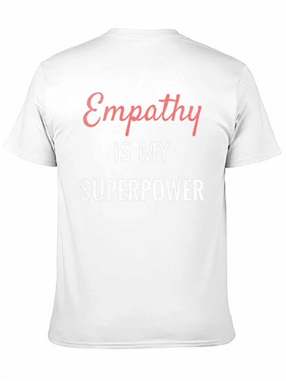 Empathy is My Superpower Black T-Shirt