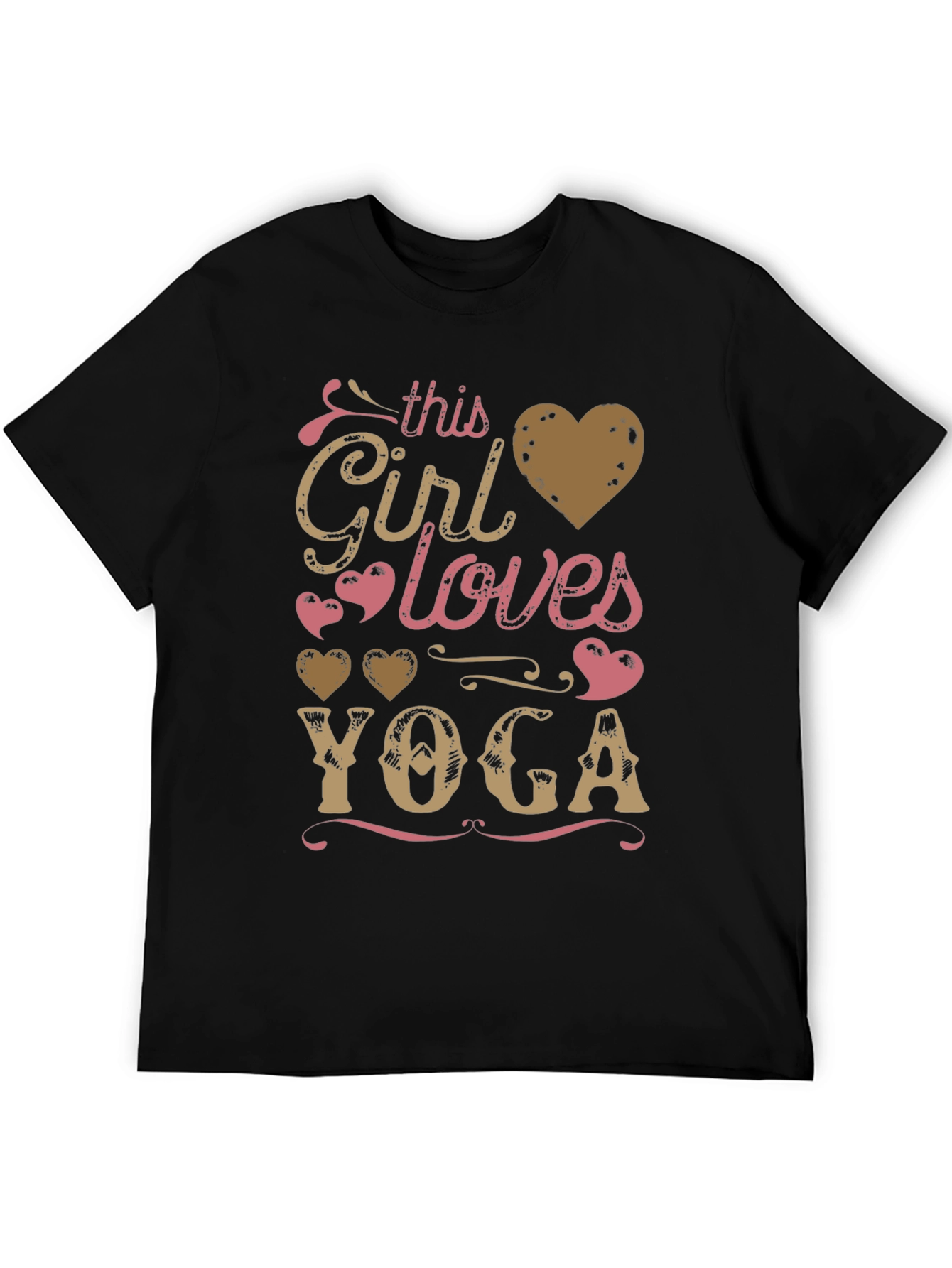 Yoga Lover T-Shirt - This Girl Loves Yoga Design