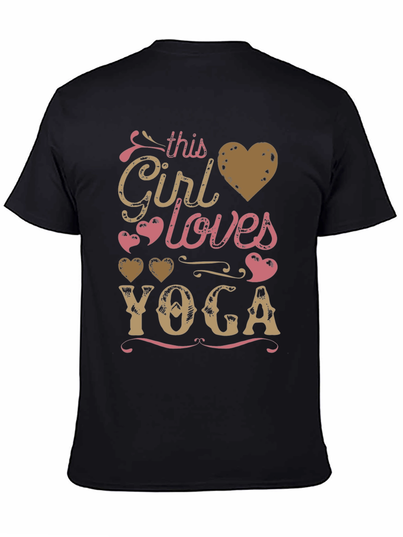 Yoga Lover T-Shirt - This Girl Loves Yoga Design