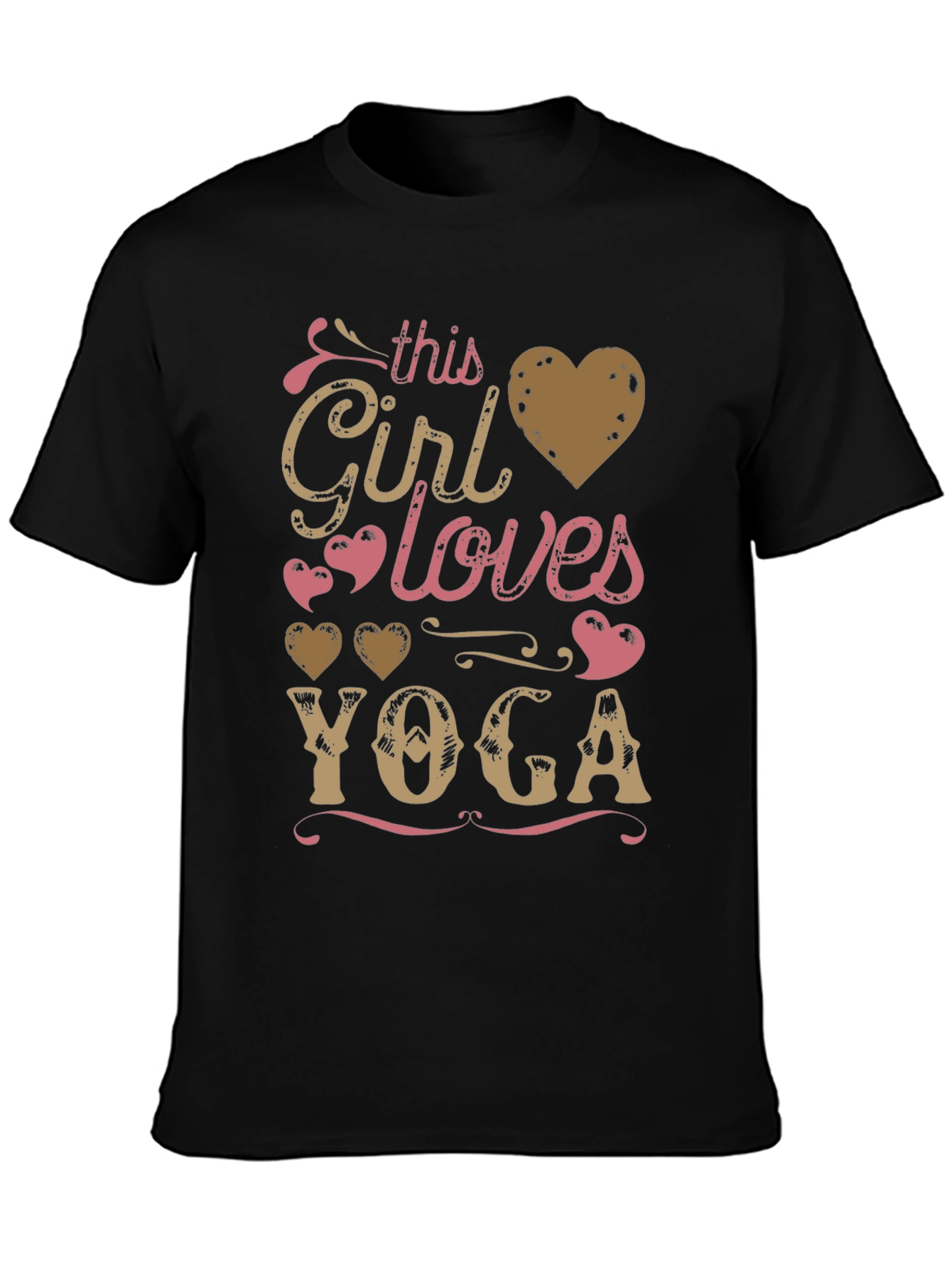 Yoga Lover T-Shirt - This Girl Loves Yoga Design