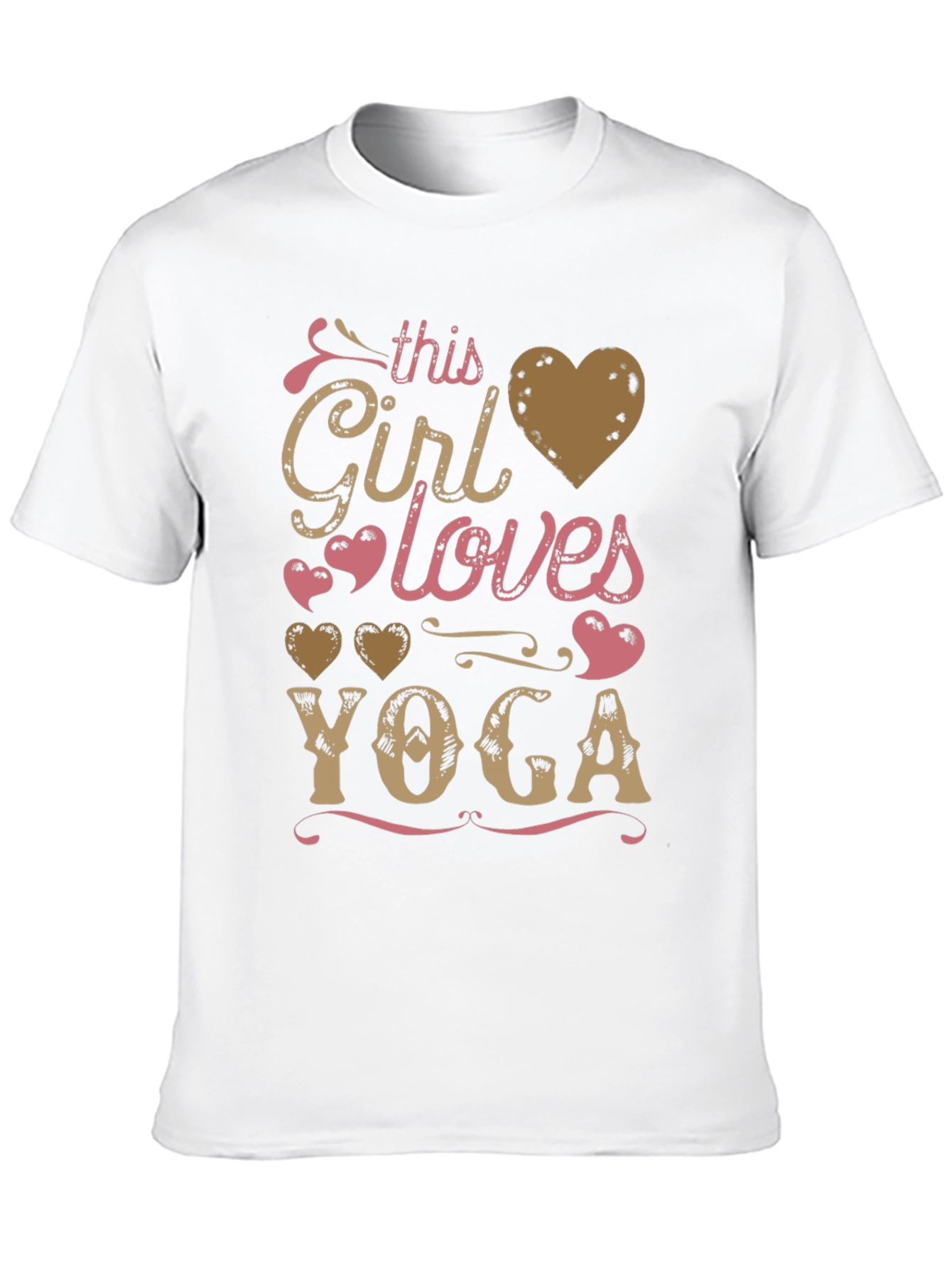 Yoga Lover T-Shirt - This Girl Loves Yoga Design