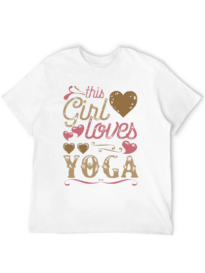 Yoga Lover T-Shirt - This Girl Loves Yoga Design
