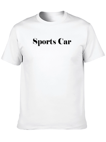 Sports Car Graphic Black T-Shirt