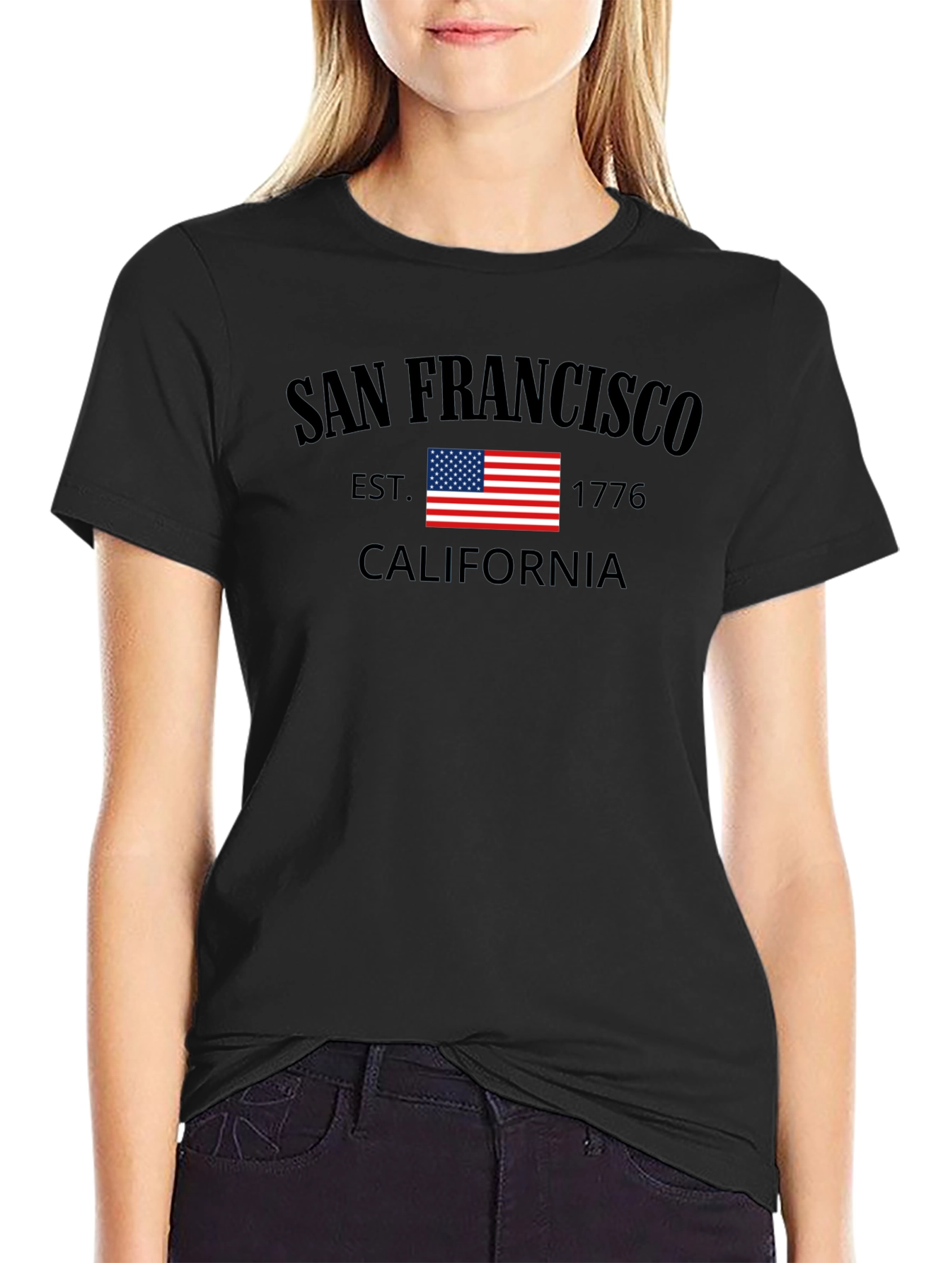 San Francisco California EST 1776 Graphic T-Shirt