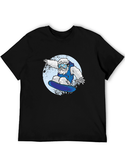 Yeti Snowboarder Graphic Tee