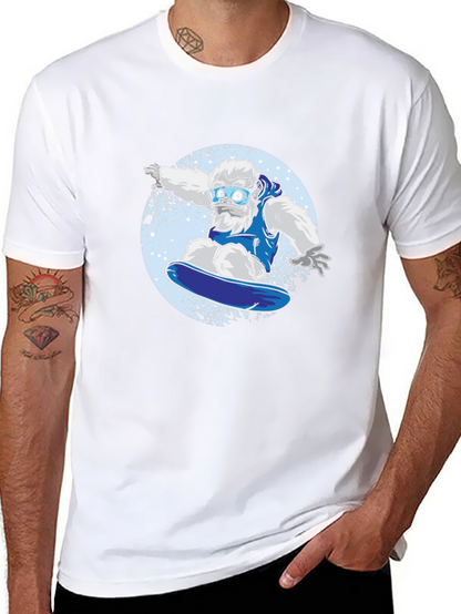 Yeti Snowboarder Graphic Tee