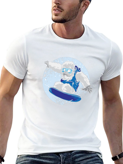 Yeti Snowboarder Graphic Tee