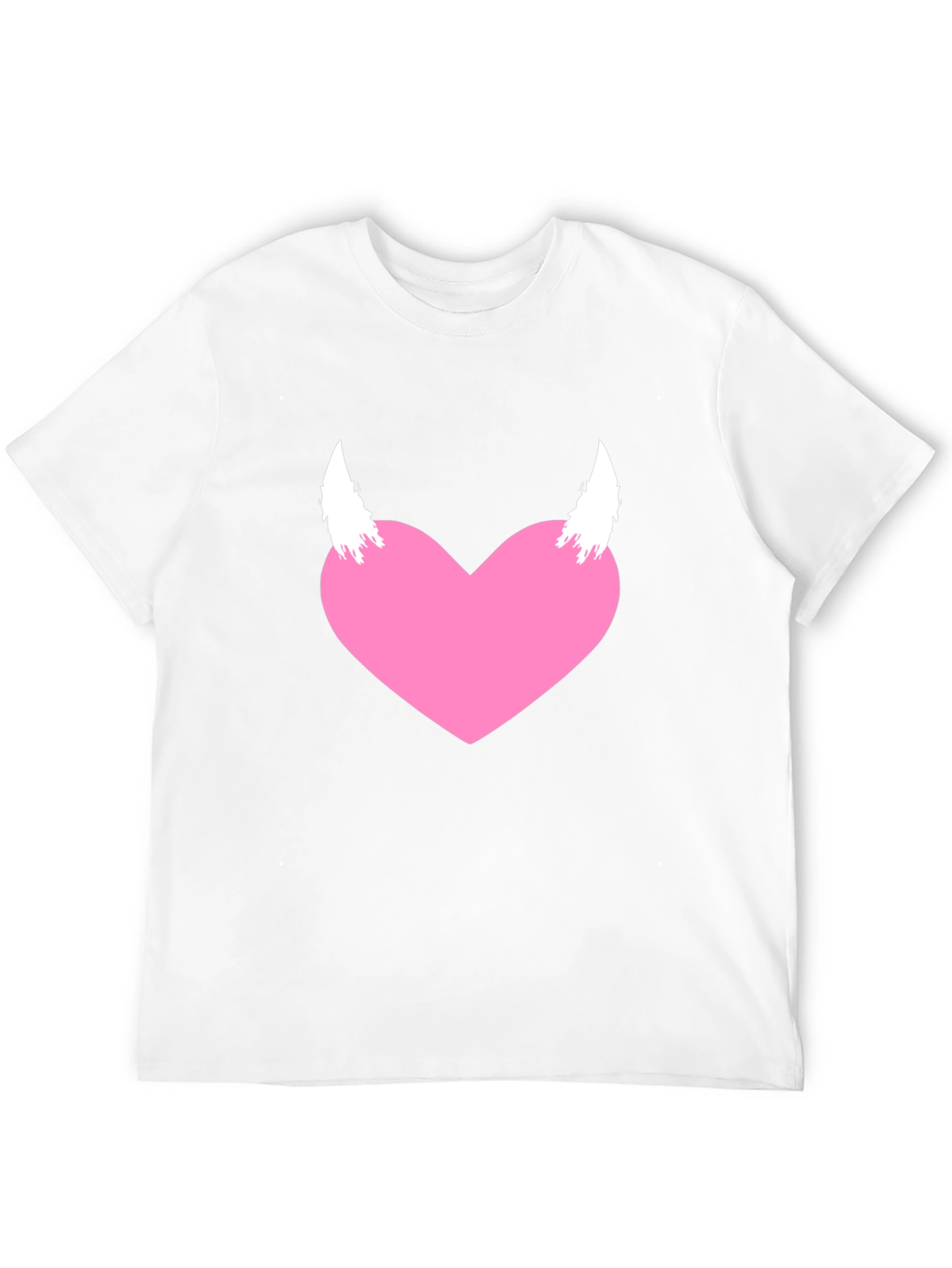 Heart with Horns Graphic Tee - Black