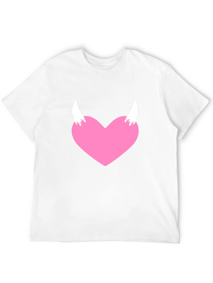 Heart with Horns Graphic Tee - Black