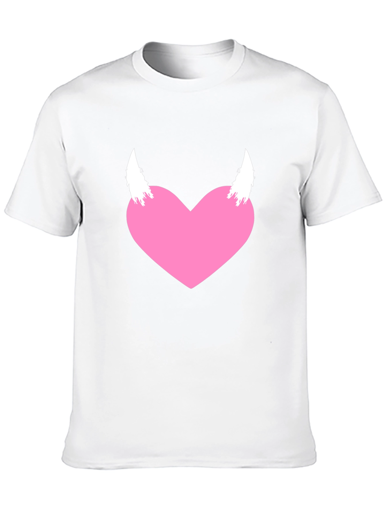 Heart with Horns Graphic Tee - Black