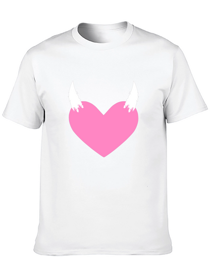 Heart with Horns Graphic Tee - Black