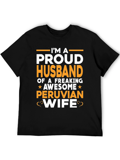 Proud Husband of a Peruvian Wife T-Shirt