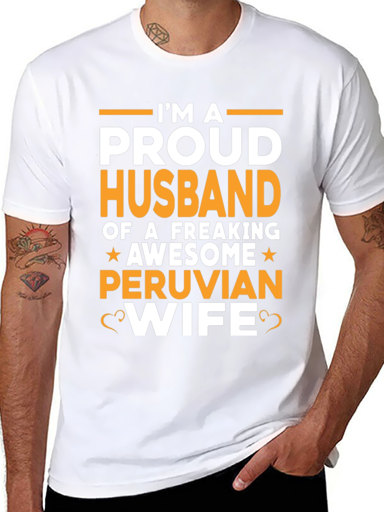 Proud Husband of a Peruvian Wife T-Shirt