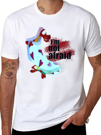 Mulan Mushu Im Not Afraid Graphic T-Shirt